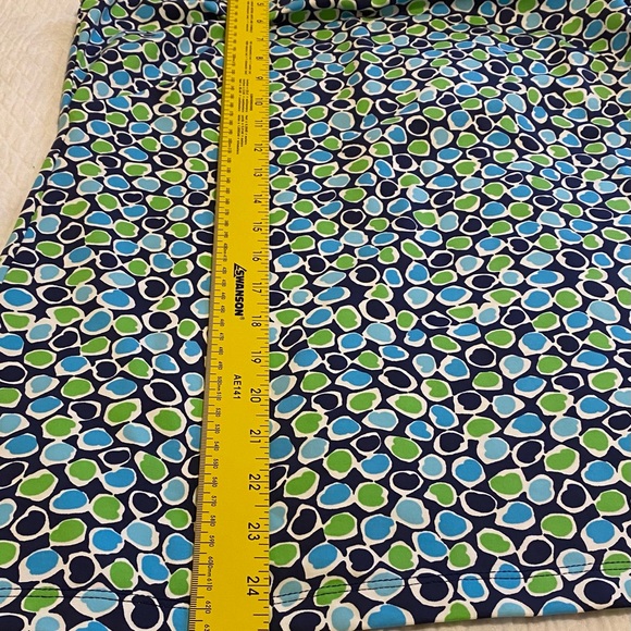 Katherine Way NWT Women’s Dress Carmel Style Halter Size S Geometric Blue Green - Picture 5 of 10